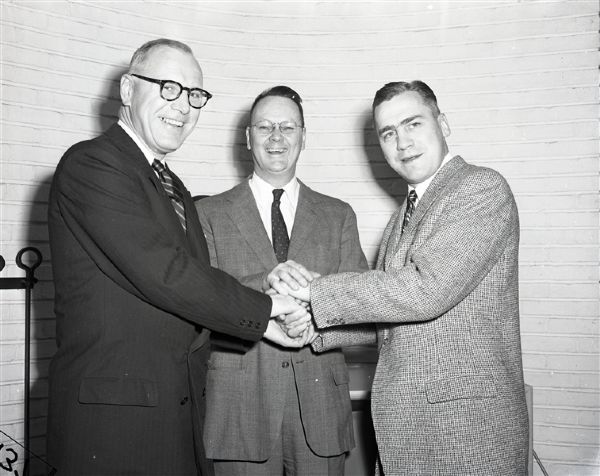 1957 Alva Kelley John Lane Paul MacKessey Brown University "Chicago Sun-Times" Original 4" x 5" B & W Negatives (Chicago Sun-Times Archives/MEARS Auction LOA) - Lot of 2