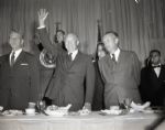 1958 President Dwight D. Eisenhower G.O.P. Dinner Chicago Sun-Times Original 4 x 5 B & W Negatives (Chicago Sun-Times Archives/MEARS Auction LOA) - Lot of 5