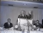 1958 President Dwight D. Eisenhower G.O.P. Dinner Chicago Sun-Times Original 4 x 5 B & W Negatives (Chicago Sun-Times Archives/MEARS Auction LOA) - Lot of 5