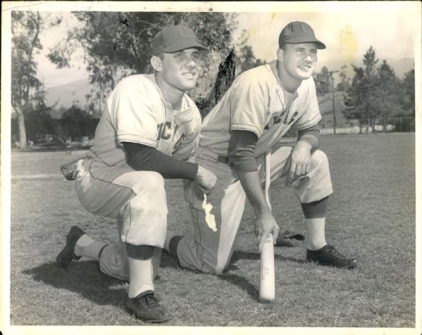 1949 Grover Bowers Gus Zernial Chicago White Sox "The Sporting News Collection Archives" Original Photo (Sporting News Collection Hologram/MEARS Photo LOA)