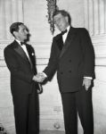 1943 Irving Berlin Mayor E.J. Kelly Chicago Sun-Times Original 4 x 5 B & W Negatives (Chicago Sun-Times Archives/MEARS Photo LOA) - Lot of 2