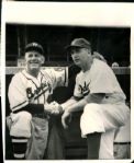 1954 Charlie Grimm Milwaukee Braves Walter Alston Brooklyn Dodgers "The Sporting News Collection Archives" Original Photo (Sporting News Collection Hologram/MEARS Photo LOA)