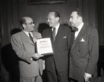 1952 Jack Benny Israel Bonds "Chicago Sun-Times" Original 4" x 5" B & W Negatives (Chicago Sun-Times Archives/MEARS Photo LOA) - Lot of 2