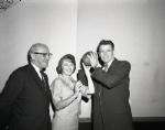 1961 George Halas Billy Wade Chicago Bears "Chicago Sun-Times" Original 4" x 5" B & W Negatives (Chicago Sun-Times Archives/MEARS Photo LOA) - Lot of 2