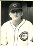 1936 Jim Gleeson Cleveland Indians "The Sporting News Collection Archives" Original Photos (Sporting News Collection Hologram/MEARS Photo LOA) - Lot of 2