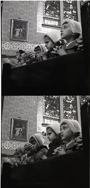 1963 Children Praying For John F. Kennedy "Chicago Sun-Times" Original 2.5" x 5" B & W Negatives (Chicago Sun-Times Archives/MEARS Photo LOA) - Lot of 6