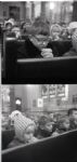 1963 Children Praying For John F. Kennedy Chicago Sun-Times Original 2.5 x 5 B & W Negatives (Chicago Sun-Times Archives/MEARS Photo LOA) - Lot of 6