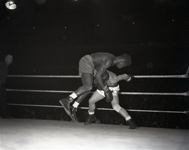 1946 Golden Gloves Boxers "Chicago Sun-Times" Original 4" x 5" B & W Negative (Chicago Sun-Times Archives/MEARS Photo LOA)