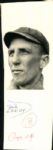 1920s circa Hank Gowdy New York Giants "The Sporting News Collection Archives" Original 3.5" x 10" Photo (Sporting News Collection Hologram/MEARS Photo LOA)