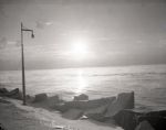 1944 Chicago Lakefront Winter Scenes Chicago Sun-Times Original 4 x 5 B & W Negatives (Chicago Sun-Times Archives/MEARS Photo LOA) - Lot of 4