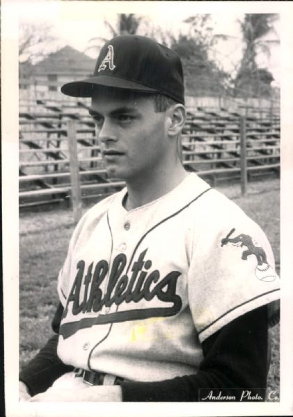 1959 Kent Hadley Kansas City Athletics "The Sporting News Collection Archives" Original Photo (Sporting News Collection Hologram/MEARS Photo LOA)