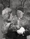 1943 Wintertime Facewash "Chicago Sun-Times" Original 4" x 5" B & W Negative (Chicago Sun-Times Archives/MEARS Photo LOA)