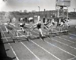 1943 Big 10 Track And Field Meet "Chicago Sun-Times" Original 4" x 5" B & W Negative (Chicago Sun-Times Archives/MEARS Photo LOA)