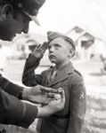 1943 Posthumous Salute "Chicago Sun-Times" Original 4" x 5" B & W Negative (Chicago Sun-Times Archives/MEARS Photo LOA)