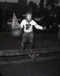 1942 Christian Fenger High Cheerleader "Chicago Sun-Times" Original 4" x 5" B & W Negative (Chicago Sun-Times Archives/MEARS Photo LOA)