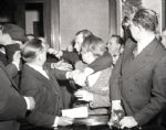 1942 Courthouse Fight "Chicago Sun-Times" Original 4" x 5" B & W Negatives (Chicago Sun-Times Archives/MEARS Photo LOA) - Lot of 2