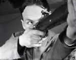 1942 Rifleman Eyes Target "Chicago Sun-Times" Original 4" x 5" B & W Negative (Chicago Sun-Times Archives/MEARS Photo LOA)