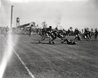 1950 Fenger Versus Morgan Park "Chicago Sun-Times" Original 4" x 5" B & W Negative (Chicago Sun-Times Archives/MEARS Photo LOA)