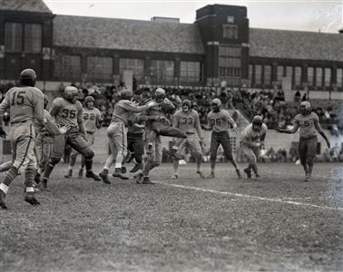 1946 Chicago Bears Los Angeles Rams "Chicago Sun-Times" Original 4" x 5" B & W Negative (Chicago Sun-Times Archives/MEARS Photo LOA)