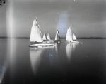 1950 Lake Delavan Ice Boat Races "Chicago Sun-Times" Original 4" x 5" B & W Negative (Chicago Sun-Times Archives/MEARS Photo LOA)