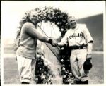 1920s circa Tris Speaker Cleveland Indians Ty Cobb Detroit Tigers "The Sporting News Collection Archives" Original Photo (Sporting News Collection Hologram/MEARS Photo LOA)