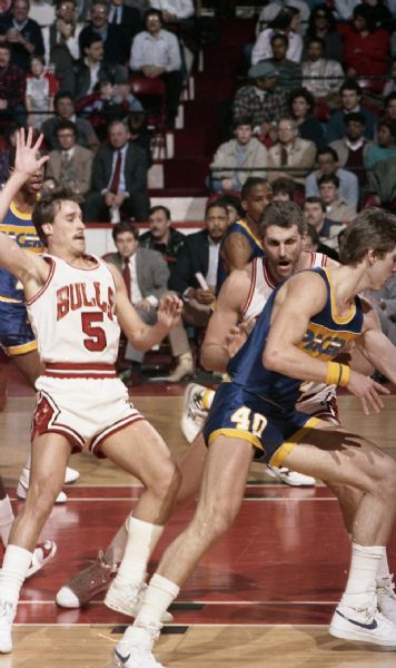 1986 Chicago Bulls Versus Indiana Pacers "Chicago Sun-Times" Original Full Color Negative Strips (Chicago Sun-Times Archives/MEARS Photo LOA) - Lot of 8