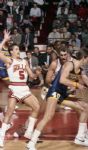 1986 Chicago Bulls Versus Indiana Pacers "Chicago Sun-Times" Original Full Color Negative Strips (Chicago Sun-Times Archives/MEARS Photo LOA) - Lot of 8