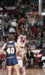 1986 Chicago Bulls Versus Indiana Pacers Chicago Sun-Times Original Full Color Negative Strips (Chicago Sun-Times Archives/MEARS Photo LOA) - Lot of 8