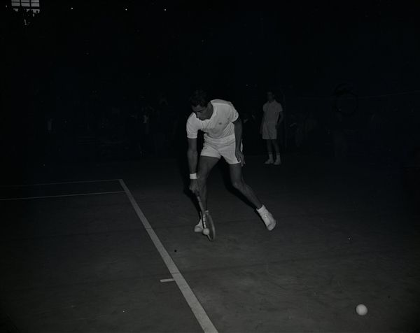 1959 Pancho Gonzales "Chicago Sun-Times" Original 4" x 5" B & W Negatives (Chicago Sun-Times Archives/MEARS Photo LOA) - Lot of 2