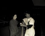1952 Mrs. Grover Cleveland Alexander Al Zarilla Chicago White Sox "Chicago Sun-Times" Original 4" x 5" B & W Negative (Chicago Sun-Times Archives/MEARS Photo LOA)