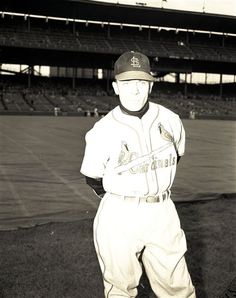 1954 Eddie Stanky St. Louis Cardinals "Chicago Sun-Times" Original 4" x 5" B & W Negative (Chicago Sun-Times Archives/MEARS Photo LOA)