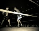 1948 Joe Louis Billy Conn Fight Chicago Sun-Times Original 4 x 5 B & W Negative (Chicago Sun-Times Archives/MEARS Photo LOA) - Lot of 4