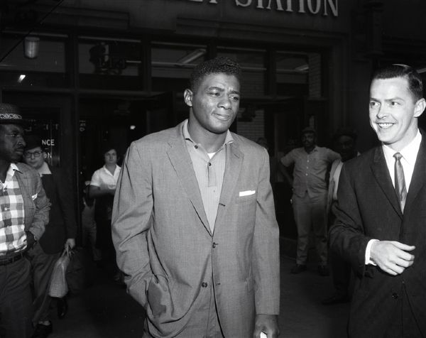 1962 Floyd Patterson Al Bolan "The Chicago Sun-Times" Original 4" x 5" B & W Negatives (Chicago Sun-Times Hologram/MEARS Photo LOA) - Lot of 2