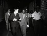 1962 Floyd Patterson Al Bolan The Chicago Sun-Times Original 4 x 5 B & W Negatives (Chicago Sun-Times Hologram/MEARS Photo LOA) - Lot of 2