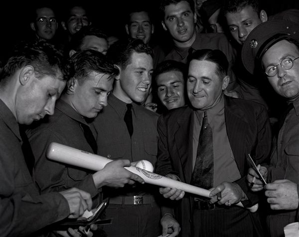 1943 Joe McCarthy New York Yankees "Chicago Sun-Times" Original 4" x 5" B & W Negative (Chicago Sun-Times Archives/MEARS Photo LOA)