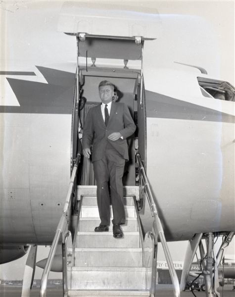 1960 JFK Visits Chicago "Chicago Sun-Times" Original 4" x 5" B & W Negatives (Chicago Sun-Times Archives/MEARS Photo LOA) - Lot of 10