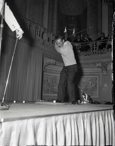 1961 Arnold Palmer at Golf Clinic "Chicago Sun-Times" Original 4" x 5" B & W Negatives (Chicago Sun-Times Archives/MEARS Photo LOA) - Lot of 2
