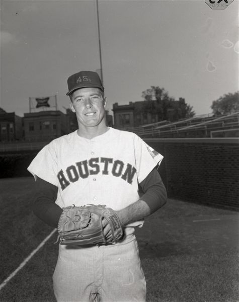 1963 Dick Drott Houston Colt .45s "Chicago Sun-Times" Original 4" x 5" B & W Negative (Chicago Sun-Times Archives/MEARS Photo LOA)