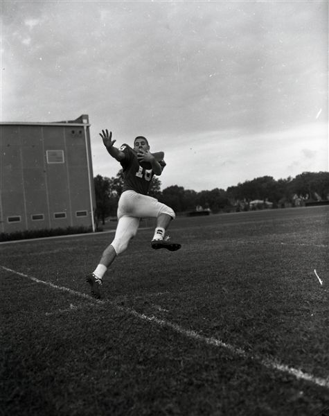 1963 Tom Myers Northwestern University Quarterback "Chicago Sun-Times" Original 4" x 5" B & W Negatives (Chicago Sun-Times Archives/MEARS Photo LOA) - Lot of 2