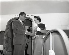 1959 Vice President Richard Nixon "The Chicago Sun-Times" Original 4" x 5" B & W Negative (Chicago Sun-Times Hologram/MEARS Photo LOA)