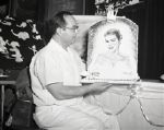1956 Grace Kelly Cake "The Chicago Sun-Times" Original 4" x 5" B & W Negative (Chicago Sun-Times Hologram/MEARS Photo LOA)