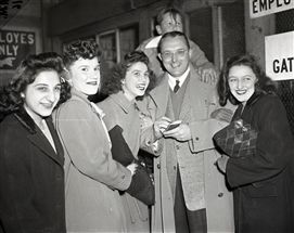 1944 Tommy Dorsey "The Chicago Sun-Times" Original 4" x 5" B & W Negatives (Chicago Sun-Times Hologram/MEARS Photo LOA) - Lot of 3