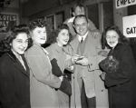 1944 Tommy Dorsey "The Chicago Sun-Times" Original 4" x 5" B & W Negatives (Chicago Sun-Times Hologram/MEARS Photo LOA) - Lot of 3