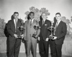 1962 Northwestern Football Team Annual Dinner "Chicago Sun-Times" Original 4" x 5" B & W Negatives (Chicago Sun-Times Archives/MEARS Photo LOA) - Lot of 3