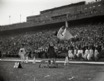 1960 Northwestern Cheerleader "Chicago Sun-Times" Original 4" x 5" B & W Negatives (Chicago Sun-Times Archives/MEARS Photo LOA) - Lot of 2