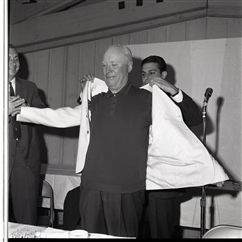1965 Chick Evans Honored "Chicago Sun-Times" Original 2.5" x 2.5" B & W Negatives (Chicago Sun-Times Archives/MEARS Photo LOA)