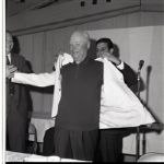 1965 Chick Evans Honored "Chicago Sun-Times" Original 2.5" x 2.5" B & W Negatives (Chicago Sun-Times Archives/MEARS Photo LOA)