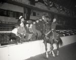 1944 Gene Autry Horse Show "The Chicago Sun-Times" Original 4" x 5" B & W Negatives (Chicago Sun-Times Hologram/MEARS Photo LOA) - Lot of 3