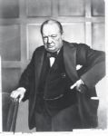 1942 Winston Churchill and Wife The Chicago Sun-Times Original 4 x 5 B & W Negatives (Chicago Sun-Times Hologram/MEARS Photo LOA) - Lot of 8