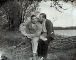 1940s circa Joe Louis at his Michigan Cabin The Chicago Sun-Times Original 4 x 5 B & W Negatives (Chicago Sun-Times Hologram/MEARS Photo LOA) - Lot of 5